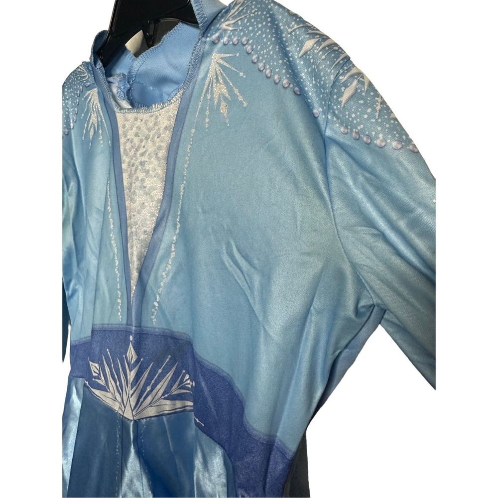 Disney Store Girls Frozen 2 Princess Elsa Traveling Outfit Blue Costume‎ Medium - Picture 8 of 11